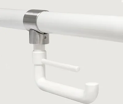 Produktbild von PBA Papierrollenhalter zur nachträglichen Montage, weiß