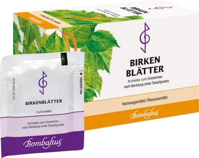 Produktbild von Bombastus Birkenblätter Harnwegsmittel, 20 St. Filterbeutel
