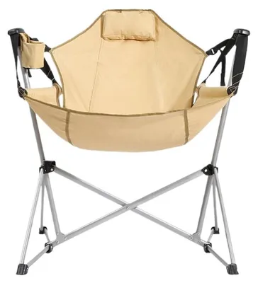 Image de Chaise de camping pliable avec dossier haut