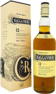 Immagine prodotto di Cragganmore 12 Years Old Speyside Single Malt Whisky 40% Vol. 0,7l in confezione regalo
