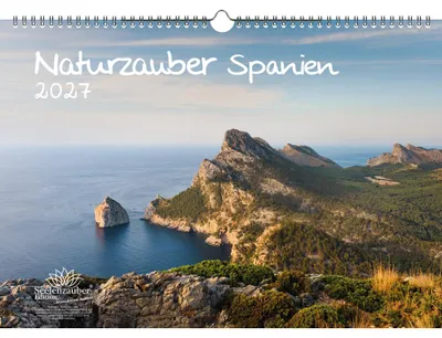 Produktbild von Naturzauber Spanien DIN A3 Kalender für 2027 Landschaft Natur Urlaub Mediterran - Seelenzauber