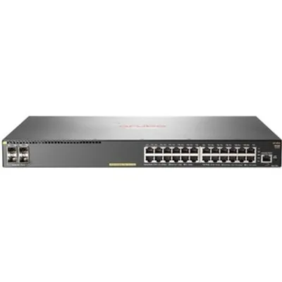 Produktbild von HPE Aruba Networking 2930F 24G PoE+ 4SFP+ TAA-compliant Switch, Power over Ethernet (PoE)
