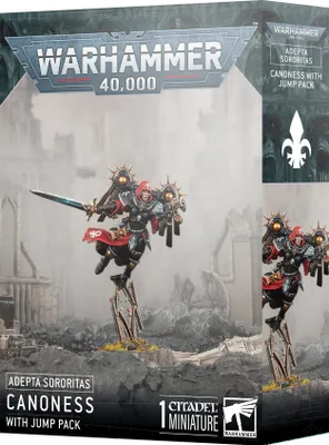 Produktbild von Warhammer 40.000 Adepta Sororitas Canoness with Jump Pack