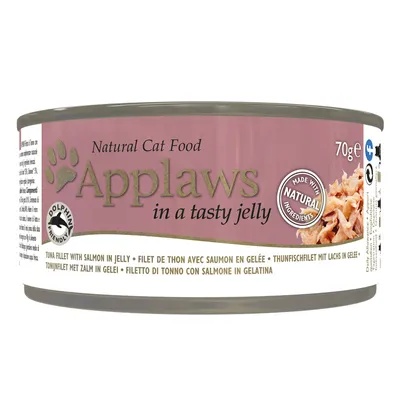 Produktbild von Applaws Cat 24x70g | mit Lachs in Gelee