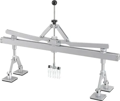 Immagine prodotto di Attrezzo per riparare ammaccature sulla carrozzeria - Barra di leva e martello scorrevole - 80 cm - Acciaio legato - Cuscinetti antiscivolo - Per officine professionali