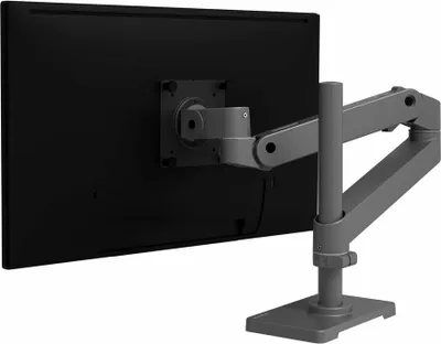Produktbild von Ergotron LX Pro Series 45-695-293, Klemme, 10 kg, 86,4 cm (34"), 100 x 100 mm, Höhenverstellung, Dunkles Grau