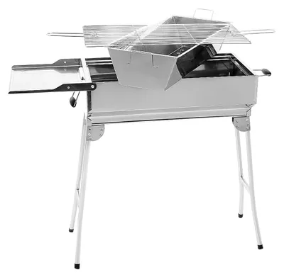 Produktbild von Mangal Holzkohlegrill President mit Kohlebehälter aus Edelstahl