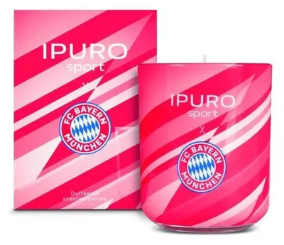 Produktbild von ipuro Limited Edition Duftkerze FC Bayern München, 270 g, Zylinder, Rot, 1 Stück(e)