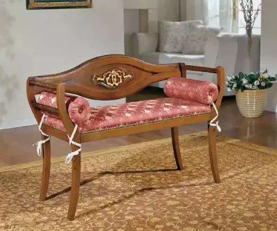 Immagine prodotto di Panca Panca classica di design per il soggiorno panca imbottita