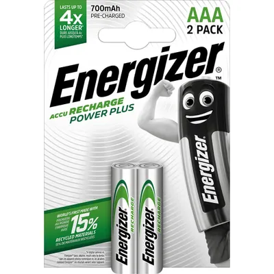 Zdjęcie produktu dla Akumulator Energizer Recharge -AA HR03 Micro 700mAh 2szt.