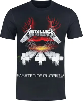 Produktbild von Metallica T-Shirt Herren Master Of Puppets - Heavyweight schwarz L
