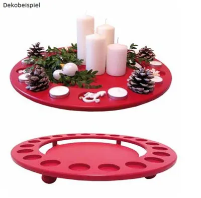 Produktbild von Dekoration Teelichthalter Außendurchmesser 45 cm, Höhe 6,5 cm. NEU
