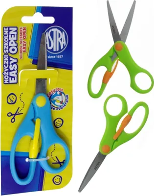 Immagine prodotto di Forbici per la scuola con paracolpi Easy Open Astra in blister