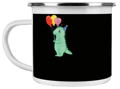 Produktbild von Mr. & Mrs. Panda Pott 2012 Geburtstag - Schwarz - Geschenk, Emaille Becher, Kaffeepott, Geburtstagsfeier, Alter, Happy Birthday, Haferl, inspirierende Träume, Erinnerung