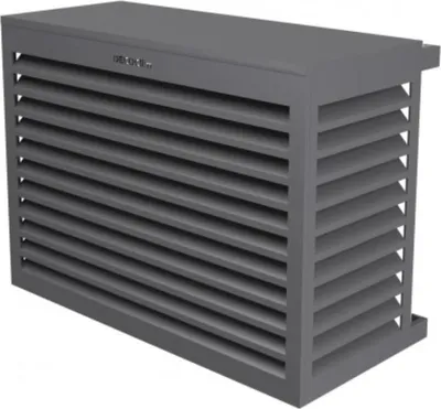 Produktbild von DECOCLIM Aluminium Schutzgehäuse RAL7037 Größe S, Innenmaße: H 680 x W 900 x D 450-600 mm (Tiefe anpassbar)