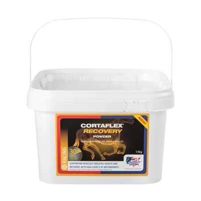 Produktbild von Cortaflex Recovery Pulver mit Boswellia für eine schnelle und effektive Regenerationsbehandlung oder bei hoher Belastung