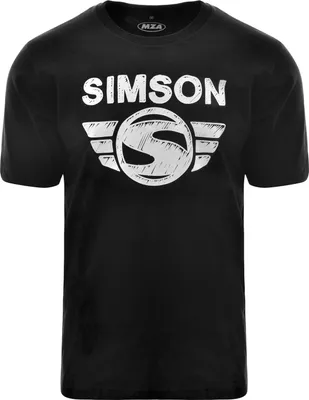 Produktbild von T-Shirt "SIMSON-Logo" Schwarz, Größe: XL