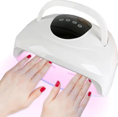 Produktbild von Maniküre-Sets, Lichthärtungsgerät, 320W Nageltrockner mit 4 Timer-Einstellungen, Nagellacktrockner mit 72 LED-UV-Lampen, Gel-Nagellack-Härtungslampe