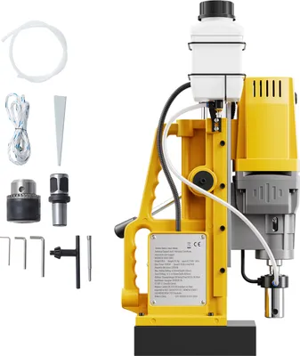 Obrázek produktu pro SucceBuy Magnetická vrtačka-1400W, 2922 lbf Magnetický vrtací lis, 2 otvory, 0 - 750 otáček za minutu