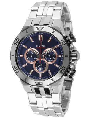 A close-up studio shot of a men's wristwatch.