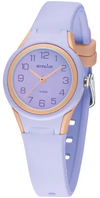 Produktbild von Sinar XB-47-17 Uhr Mädchen Kinderuhr Kautschuk lila