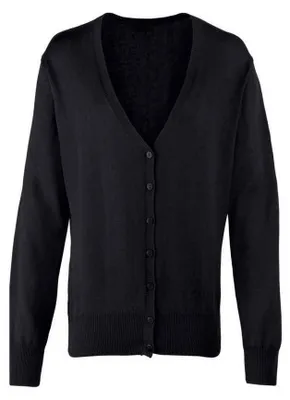Image de Premier - Cardigan boutonné pour femme LT3143 (48 DE) (Noir)