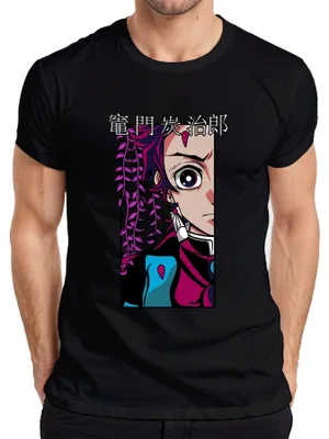 Obrázok produktu pre 竈門炭治郎 鬼滅の刃 Anime Manga Cosplay Fan Gift Pánske tričko, čierne, S