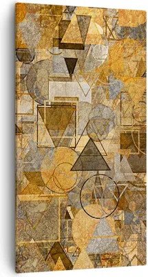 Produktbild von Bild auf Leinwand - Leinwandbild - Abstraktion modern - 55x100cm - Wand Bild - Wanddeko - Leinwanddruck - Bilder - Kunstdruck - Wanddekoration - Leinwand bilder - Wandkunst - PA55x100-4021