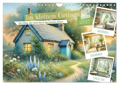 Produktbild von Im kleinen Cottage (Wandkalender 2027 DIN A4 quer), CALVENDO Monatskalender