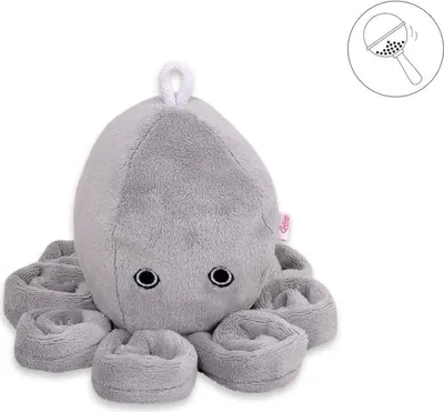 Produktbild von Kuscheliger Oktopus, Babykissenbezug, extraweiches Minky-Fleece für angenehmes Kuscheln