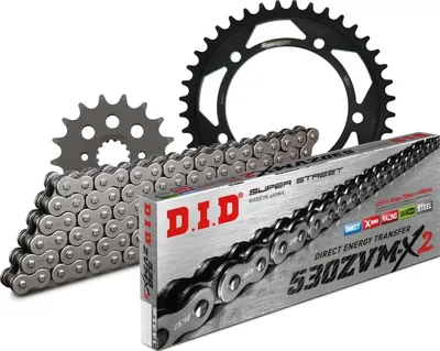 Produktbild von Kettensatz DID Stahl 530ZVM-X / 108 Nietschloss