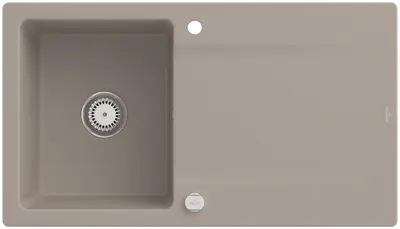 Produktbild von Villeroy & Boch Keramikspüle 333502AM, Siluet 50 Einbauspüle - inkl.
