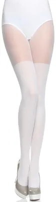 Image de Collants pour femmes Merry Style MS 387 (blanc, taille L (40-44)) .