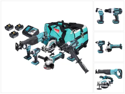 Produktbild von Makita DLX6046 Akku Spezialset 18V Li-Ion Lxt