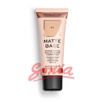 Produktbild von Makeup Revolution, Matte Base, podkad matujcy F7, 28 ml