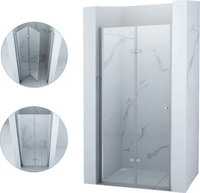 Produktbild von Silla | Duschwand - 190 x 75 cm - Glasstärke 6 mm - Duschabtrennungen - Dusche - Chrom