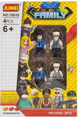 Obrázek produktu pro Sada figurek policie, 4 ks.