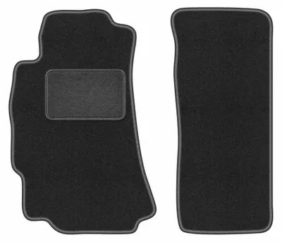 Immagine prodotto di Tappetini anteriori in moquette per Mazda RX-8 2003-2012 (coupé) – 2 pezzi, grigio grafite, su misura – Wielganizator LUX