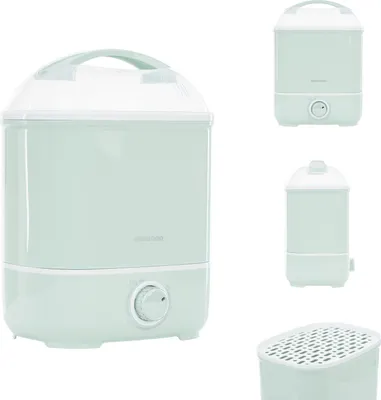 Obrázek produktu pro Kikkaboo sterilizátor sušička Cleo 2 v 1 elektrický 6 lahví tlačítko přepínače zelené
