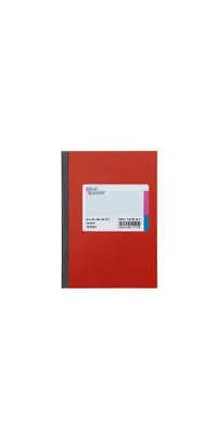 Produktbild von König & Ebhardt Kladde 8616271 DIN A6 kariert 48Blatt rot