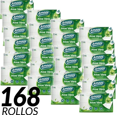 Produktbild von Toilettenpapier, 3-lagig, umweltfreundliches Material, Pack 168 Rollen ++ günstig
