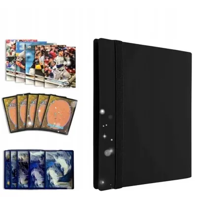 Produktbild von Sammelalbum für 360 Karten Binder Ordner, Kartenhalter Album für Pokemon Sammelkarten Schwarzer Binder Karten-Sammler Sammelmappe Heft für Kinder