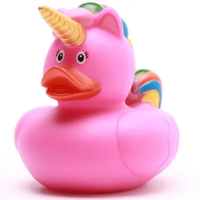 Produktbild von Badeente Einhorn - pink 10,5cm