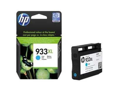 An HP ink cartridge and its packaging are displayed against a white background.