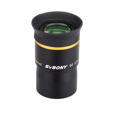 Image de Oculaire de télescope Svbony 1.25", oculaire ultra grand angle 15mm, oculaire à film vert 66 degrés avec plusieurs couches pour jumelles