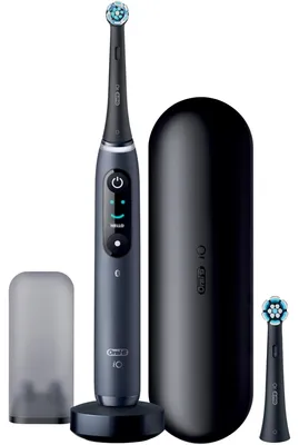 Produktbild von Braun 408567, Erwachsener, Vibrierende Zahnbürste, Tägliche Pflege, Schwarz, OLED, Akku