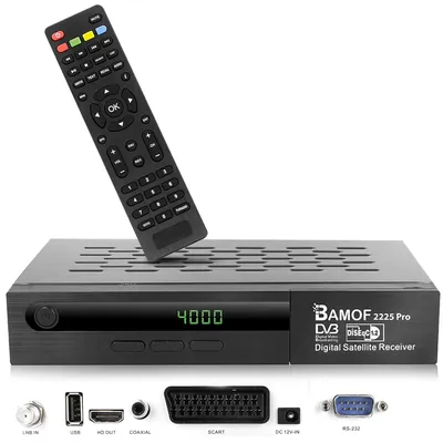 Productafbeelding van Bamof 2225 Satellietontvanger, Digitale DVB-S2 Full HD Ontvanger (HD)