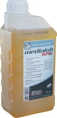 Produktbild von KETTLITZ-Medialub HLP 46 Hydrauliköl auf Mineralölbasis - 1 Liter Gebinde