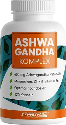 Zdjęcie produktu dla ProFuel Ashwagandha Complex KSM-66 (120 kapsułek)