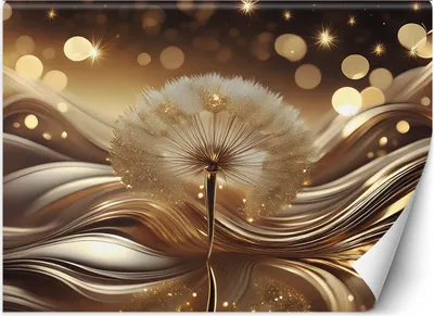 Immagine prodotto di Murale piccolo dorato carta da parati murale 150x105 cm colore Oro tema Fiori